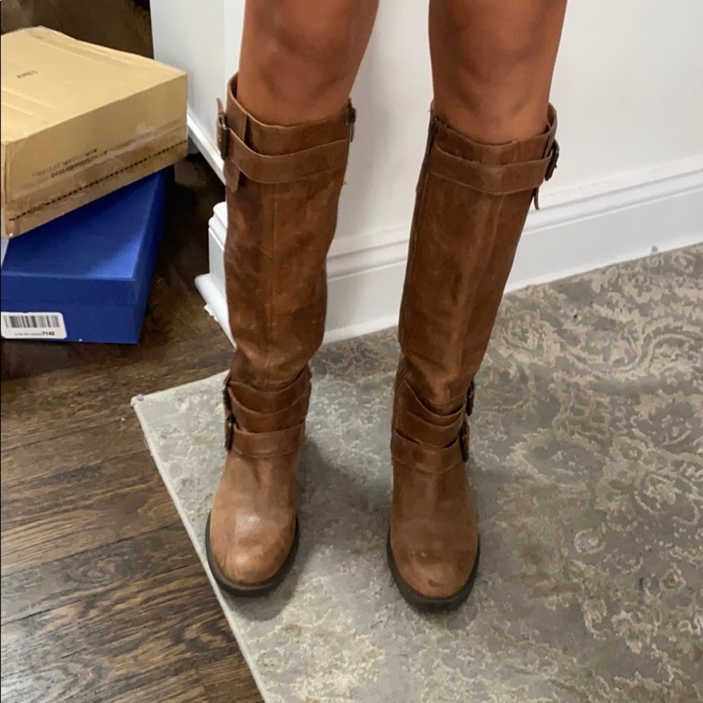 Enzo Angiolini leather riding boots - Picture 3 of 5